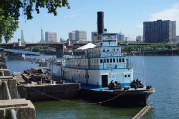 Estados Unidos: Oregon Maritime Museum on the steam sternwheeler “Portland“ en 97204 Portland